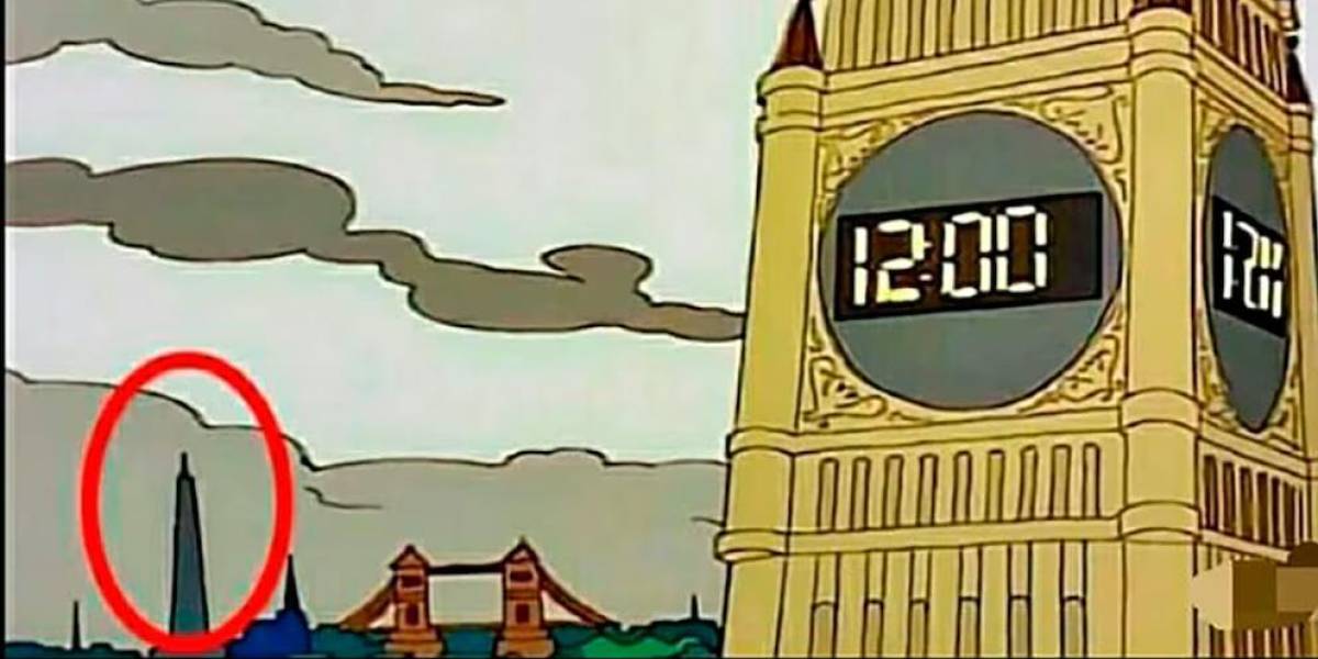 Los Simpsons predijeron la construcción del rasacacielos The Shard 20 años antes de su construcción