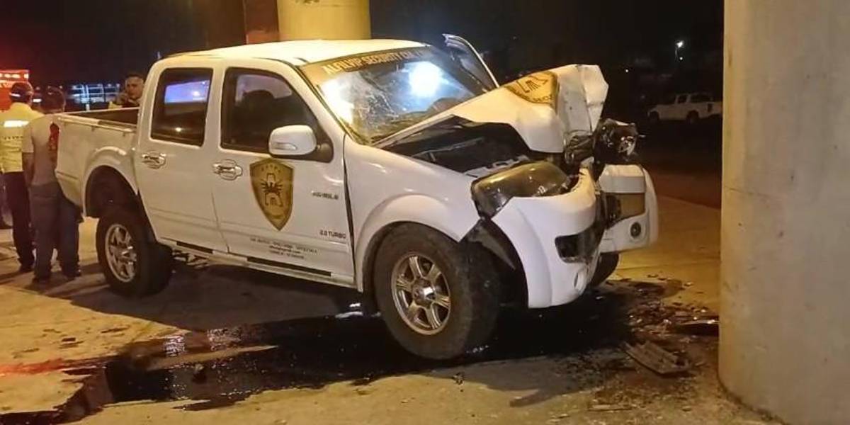 Dos guardias de seguridad sufrieron el robo de sus armas tras siniestro en Guayaquil
