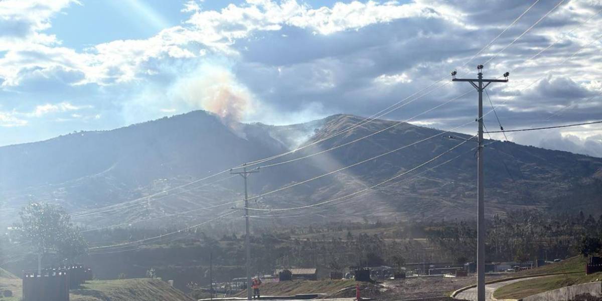 El cerro Ilaló registra un nuevo incendio forestal en apenas 10 días