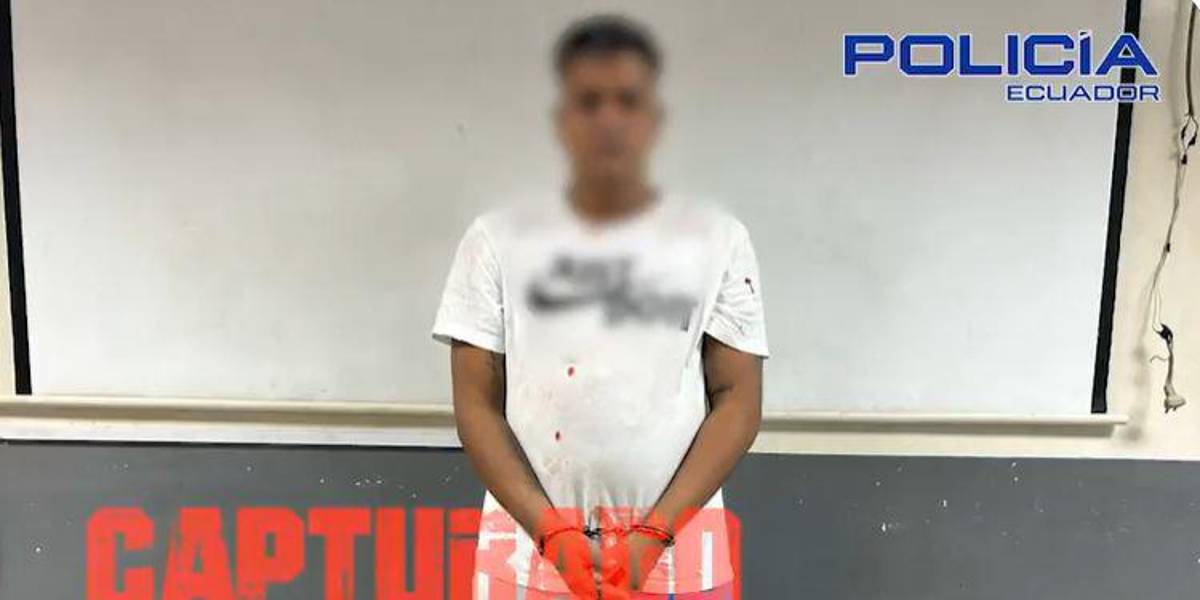 Alias Yuca, presunto cabecilla de Los Lagartos, fue detenido en Guayaquil