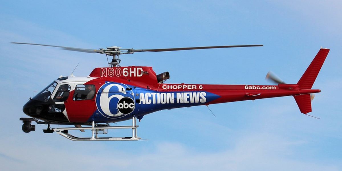 Un helicóptero de un canal de TV estadounidense se estrella y deja dos muertos