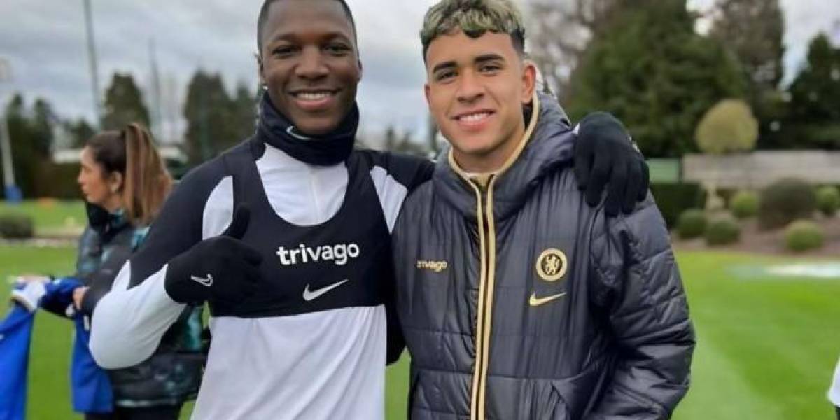 Kendry Páez ya viajó a Inglaterra para sumarse a los entrenamientos del Chelsea