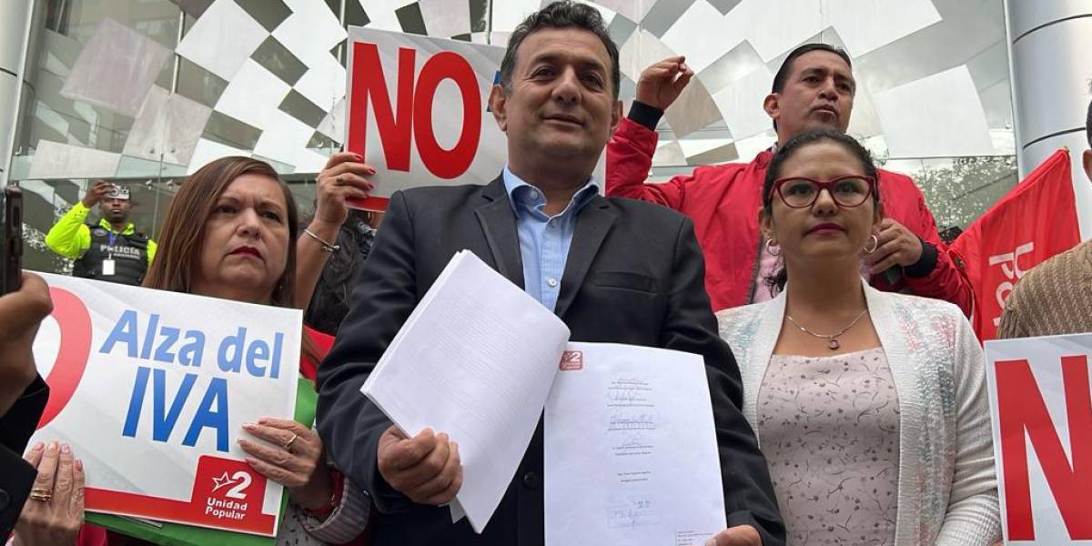Unidad Popular presenta una demanda de inconstitucionalidad al artículo que eleva el IVA al 15 %
