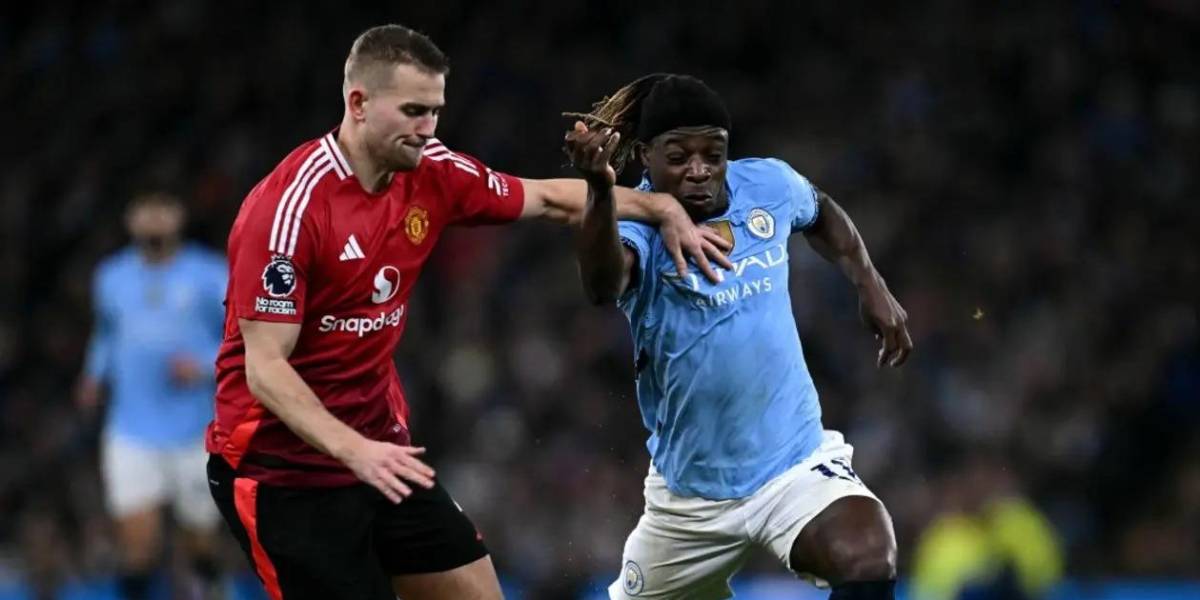 Manchester United empata sin goles con el Manchester City por la Premier League