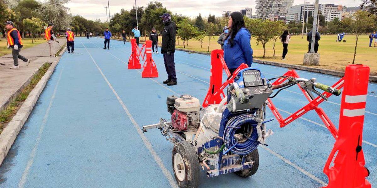Quito: la pista atlética y la zona de crossfit de La Carolina son intervenidas