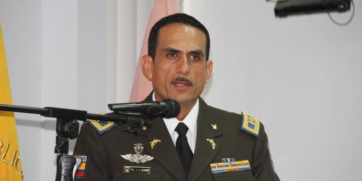Víctor Hugo Zárate tomó posesión como el nuevo comandante de la Zona 8, la más violenta del país