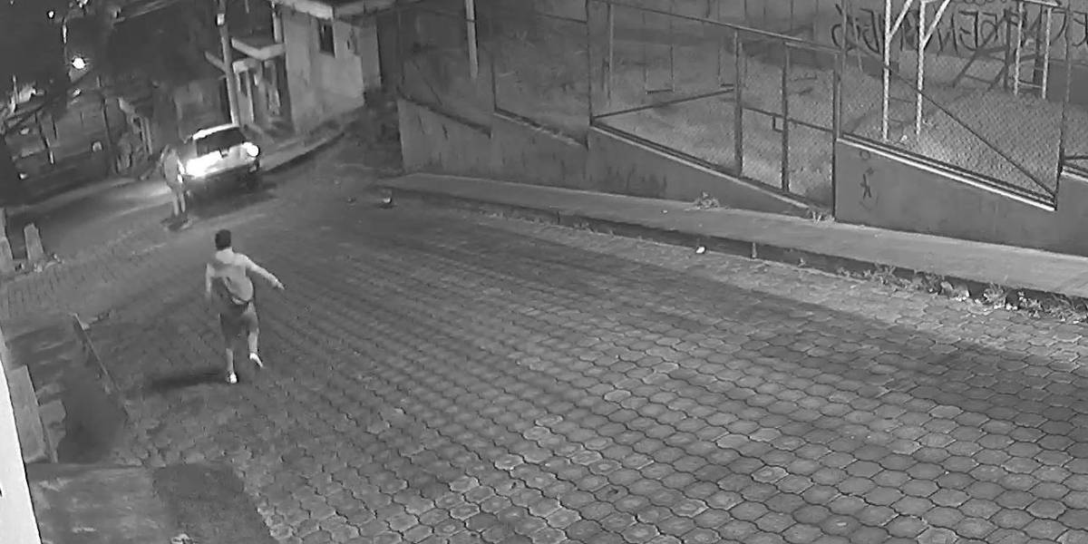 Quito: una cámara de seguridad captó el robo a una joven en Monjas