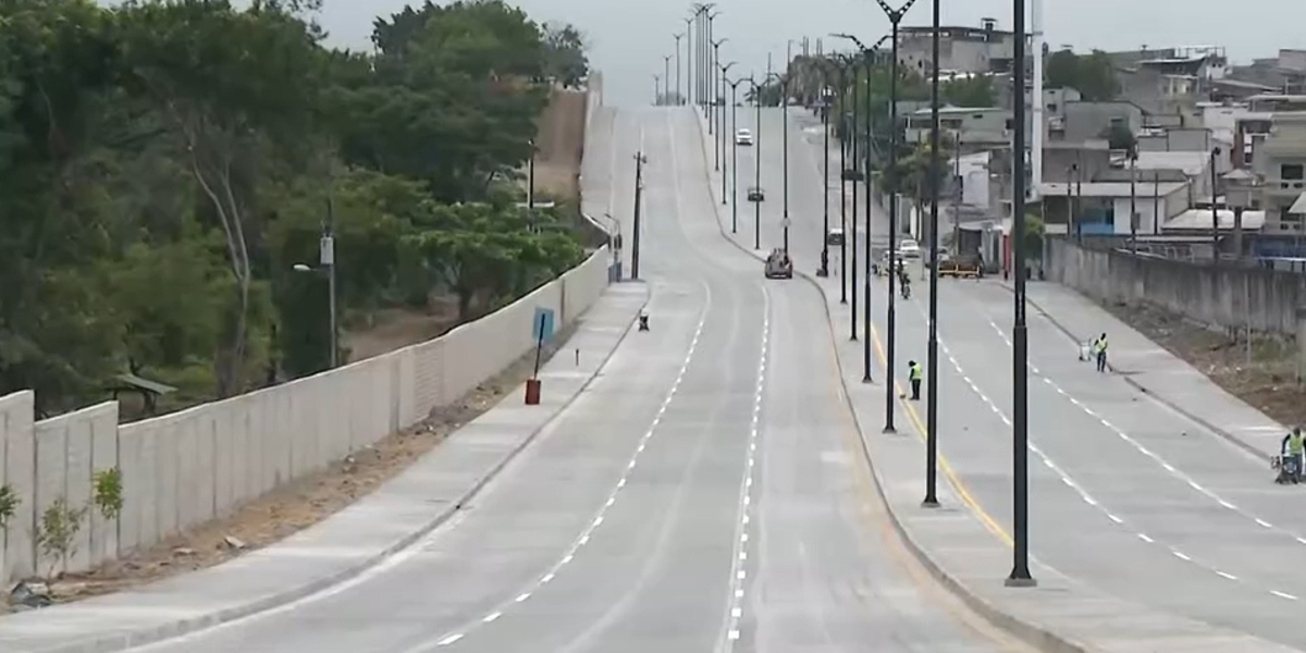 Guayaquil | Alcaldía entregó avenida que conecta la Vía a Daule y la Francisco de Orellana