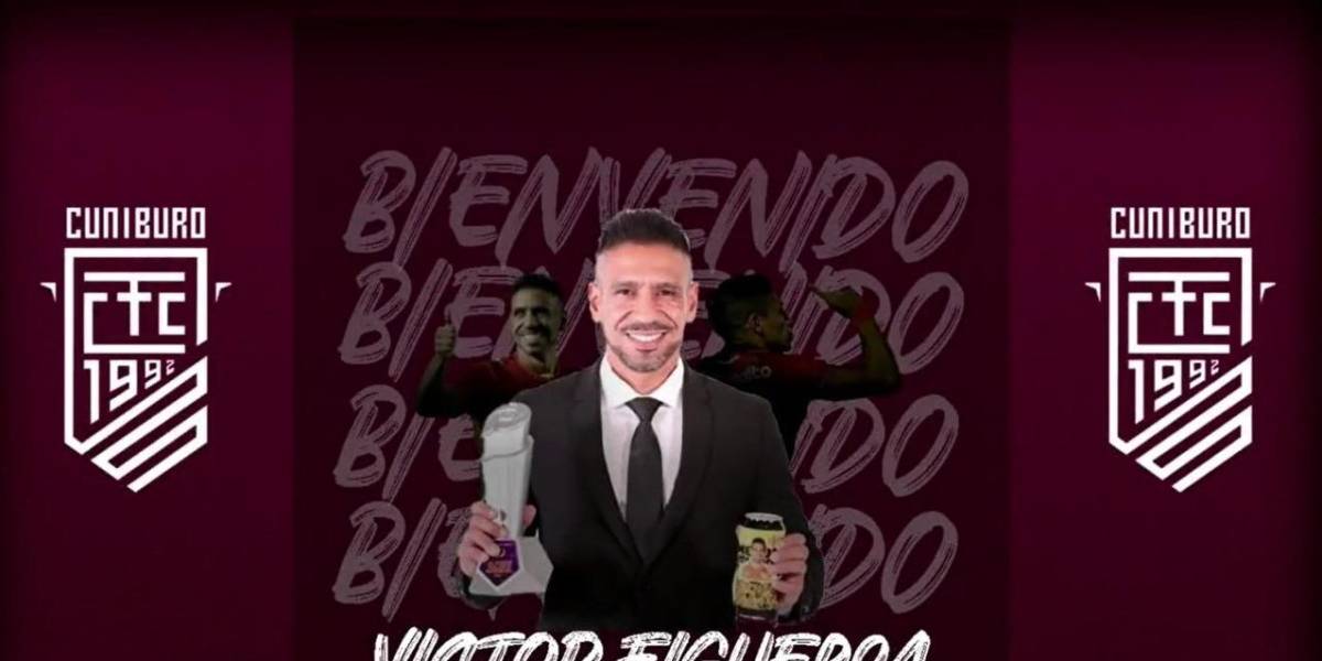 Víctor Figueroa es nuevo jugador del Cuniburo FC de la Serie B luego de ser campeón con Aucas