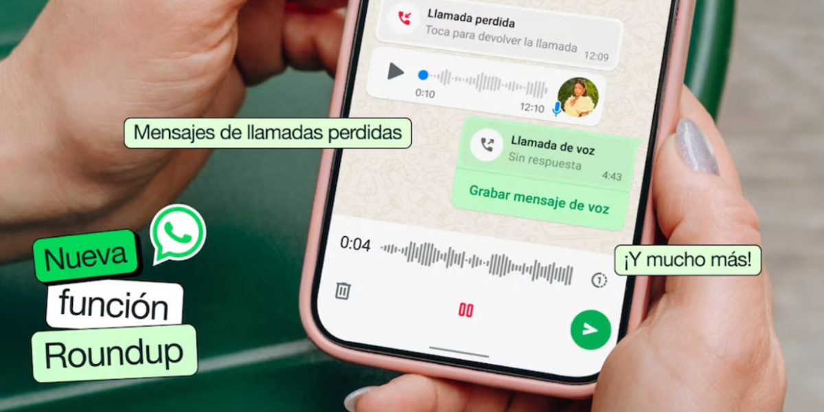 Envía un audio o vídeo a modo buzón de voz con nueva función de WhatsApp