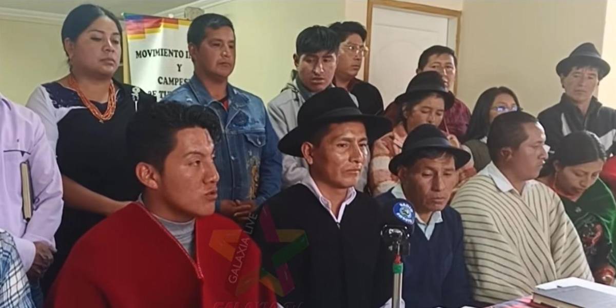 El Movimiento Indígena de Tungurahua da 48 horas a Daniel Noboa para que cumpla con sus demandas