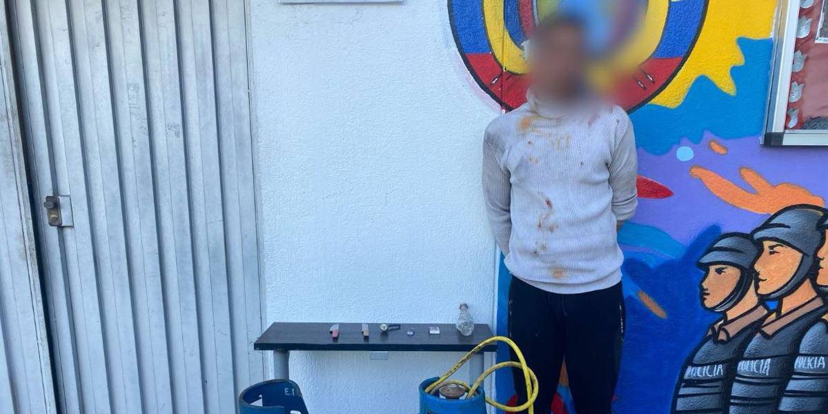 Un hombre intentó explotar tanques de gas en la casa donde vivían su esposa e hijos, en Quito