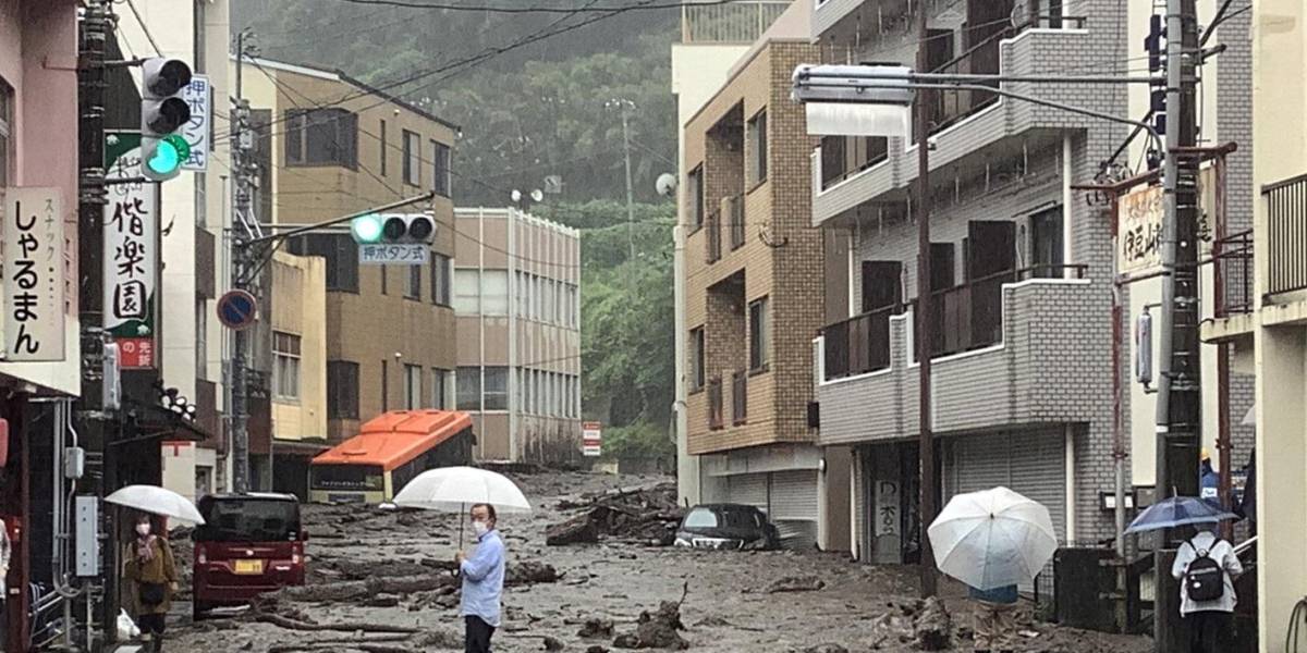 Las lluvias récord en Japón dejan 2 muertos y una veintena de desaparecidos
