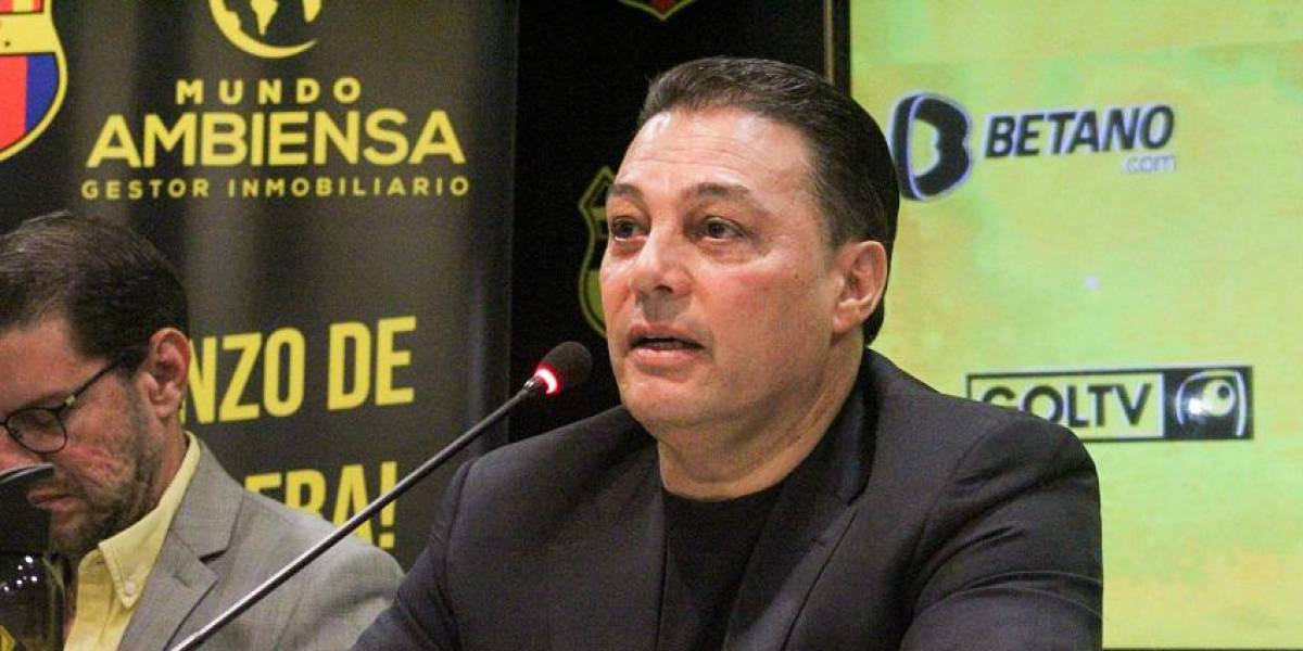 Barcelona SC: Alfaro Moreno habló sobre la salida de Bustos y los actos violentos por parte de los hinchas