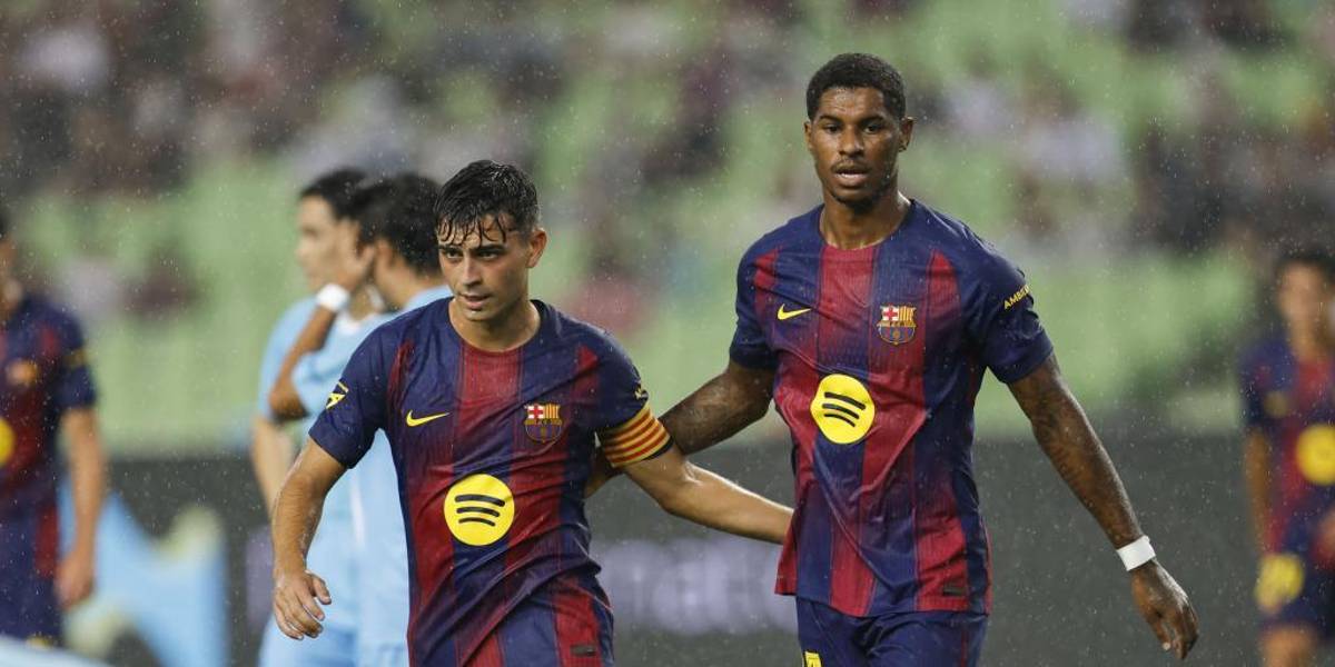Rashford anota en goleada del FC Barcelona