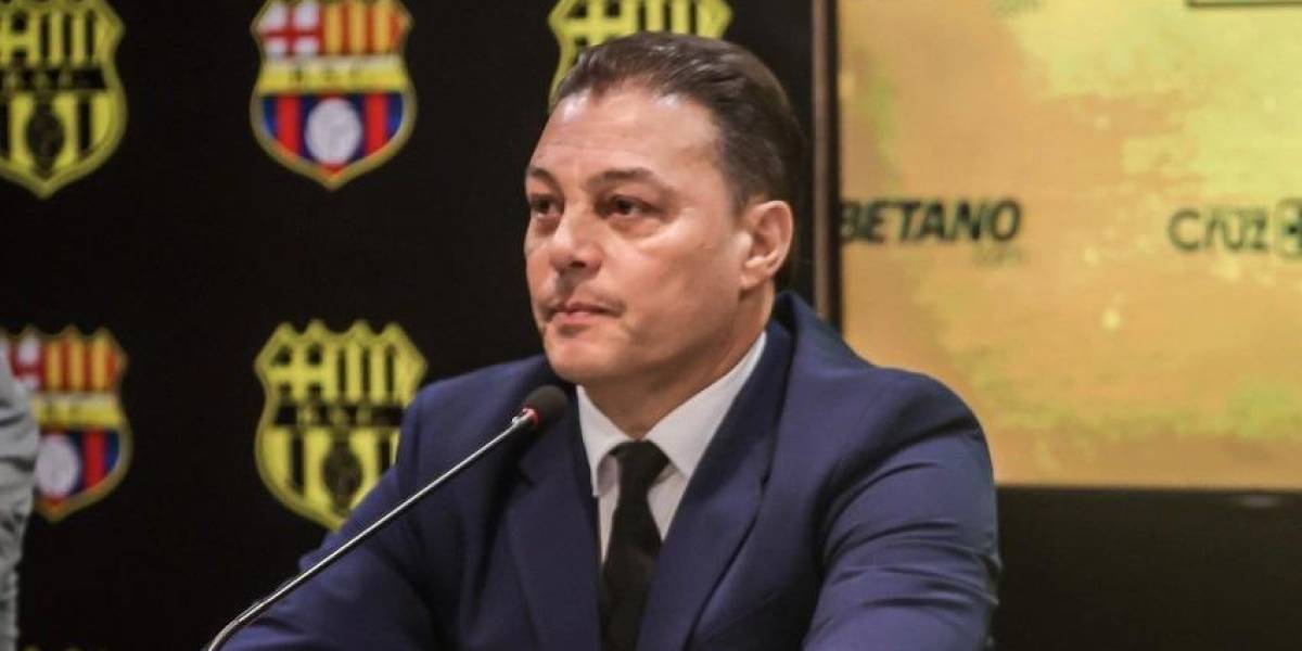 Carlos Alfaro Moreno desmiente la contratación de un asistente técnico para Barcelona SC