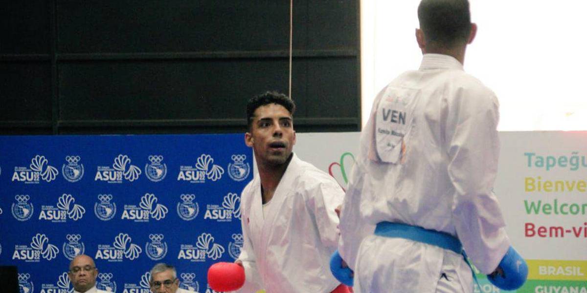 El karateca José Acevedo logró la sexta medalla de oro en Juegos Suramericanos