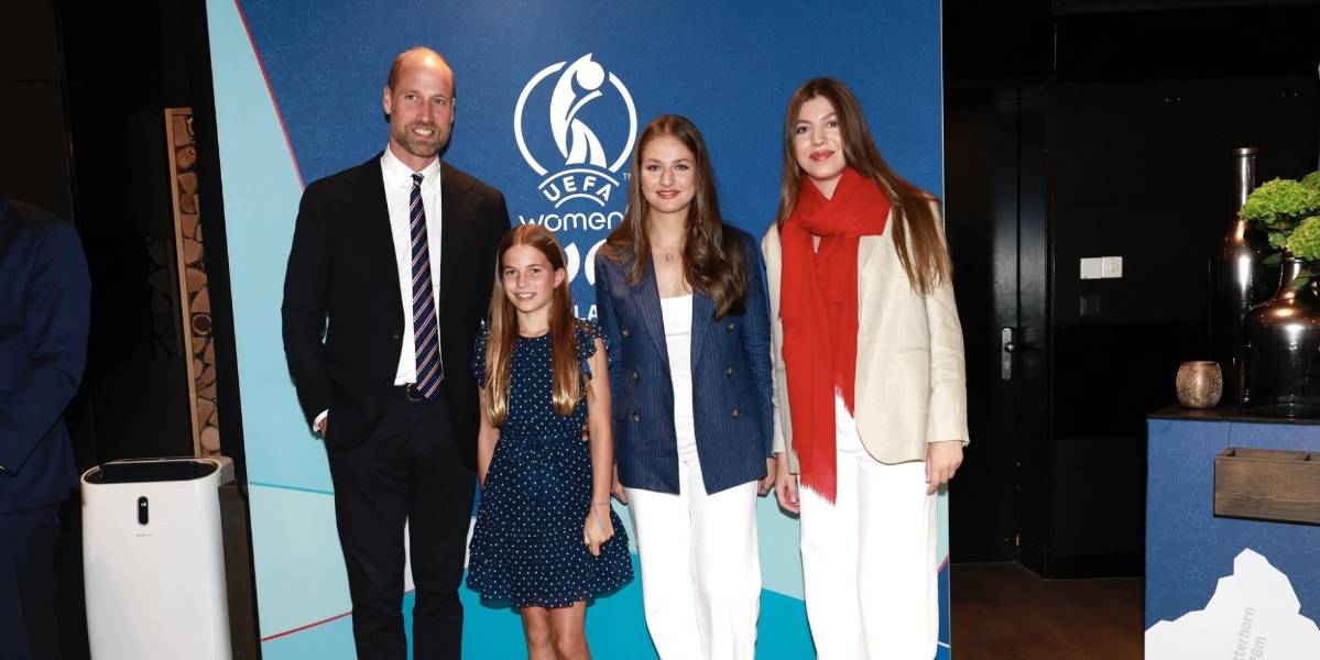 La princesa Leonor y el príncipe William protagonizan un simbólico encuentro real en Suiza