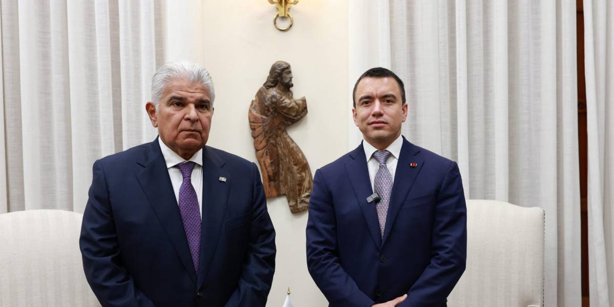Daniel Noboa y el presidente de Panamá buscan fortalecer relación bilateral