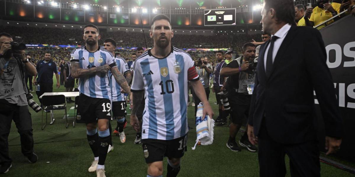 El Maracaná despide entre aplausos a Messi pese a la derrota de Brasil