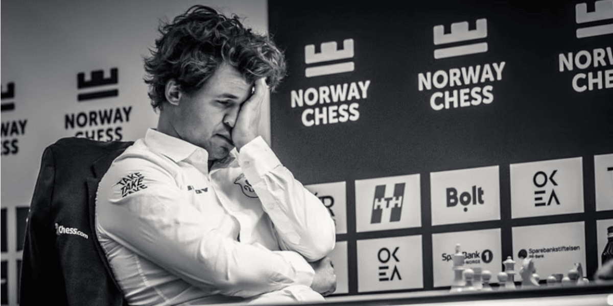 Fuerte enfado de Magnus Carlsen en torneo de ajedrez