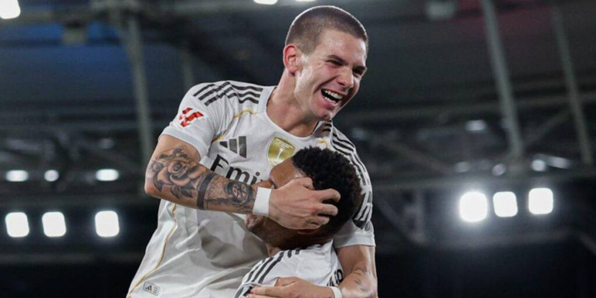 Franco Mastantuono marca su primer gol con el Real Madrid en triunfo sobre el Levante