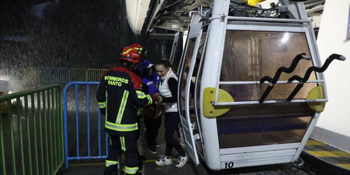 Quito: todos los atrapados del Teleférico fueron rescatados