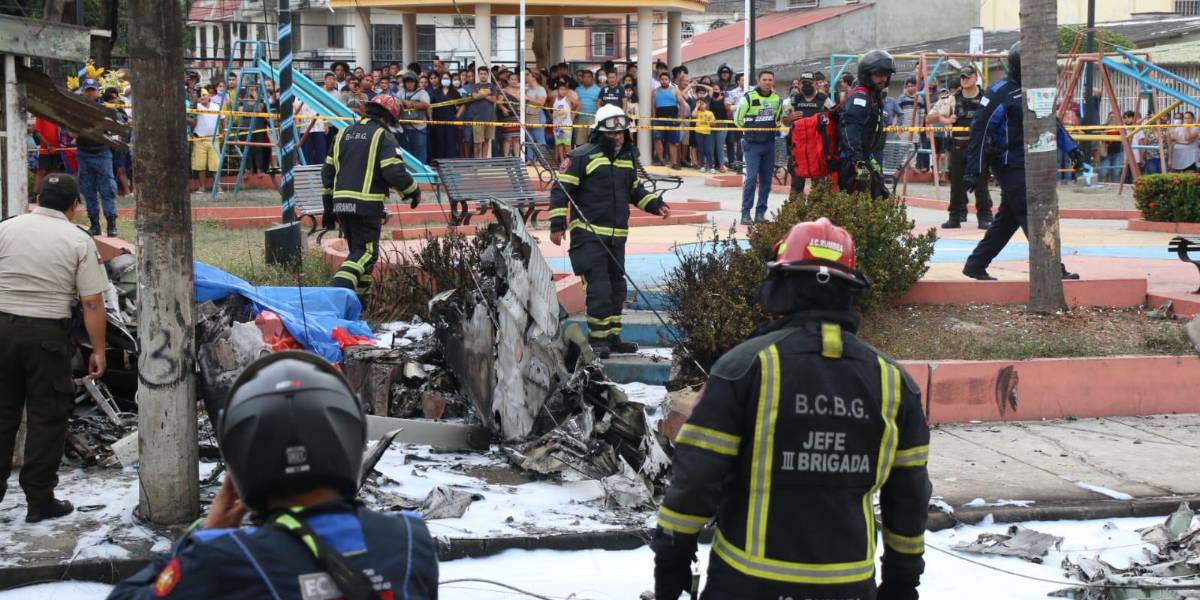 Avioneta accidentada en la Alborada había llegado al aeropuerto de Guayaquil, pero volvió a despegar