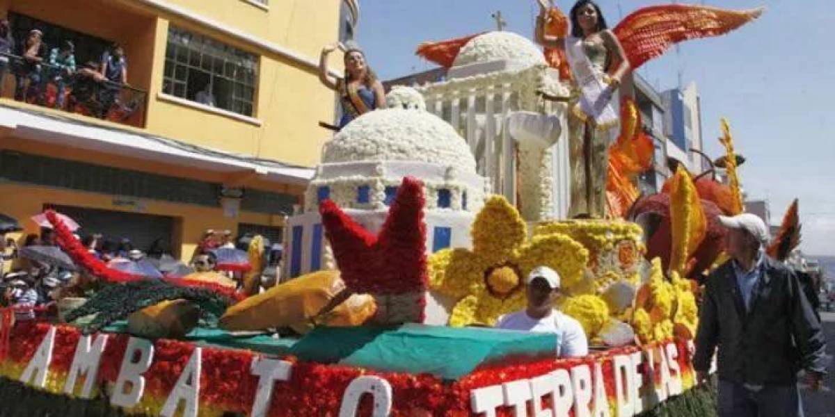 Ambato se prepara para su emblemático Carnaval: la fiesta de la fruta y de las flores