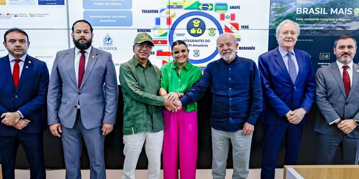 Vicepresidenta Pinto se reunió con Petro y Lula en Brasil por inauguración de centro policial