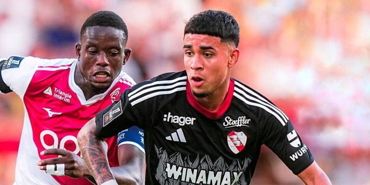 Kendry Páez brilla, pero al Estrasburgo no le alcanza y cayó contra el Mónaco