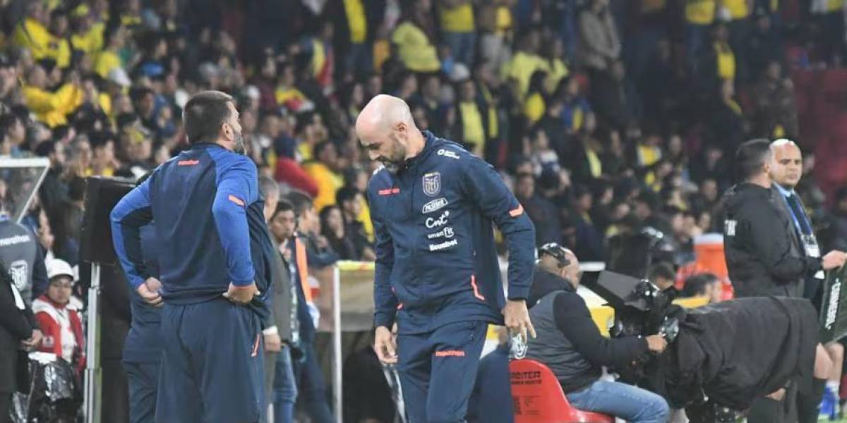 El hincha ecuatoriano y su grito en el estadio: ¡Fuera Sánchez Bas!