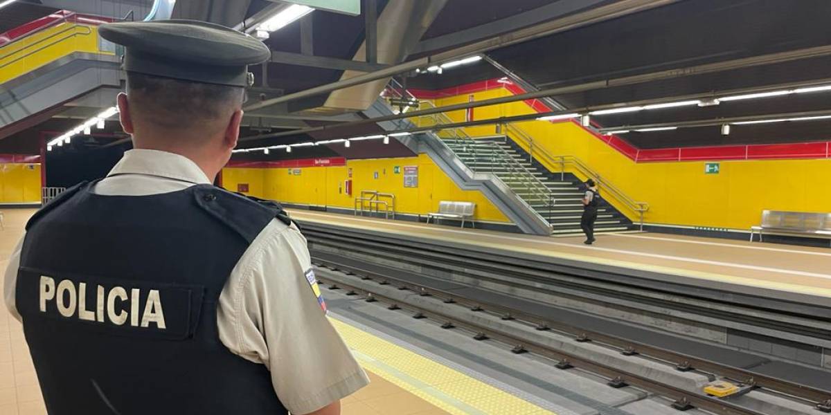 Metro de Quito: un intento de robo al interior de un tren se reportó al inicio de la operación comercial