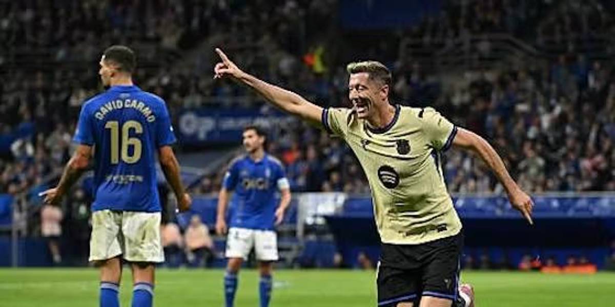 El FC Barcelona remonta en Oviedo y mantiene la presión sobre el Real Madrid