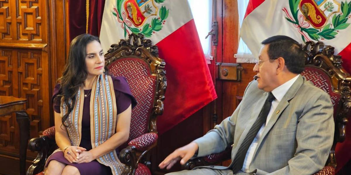 Verónica Abad aborda temas migratorios en el Congreso peruano