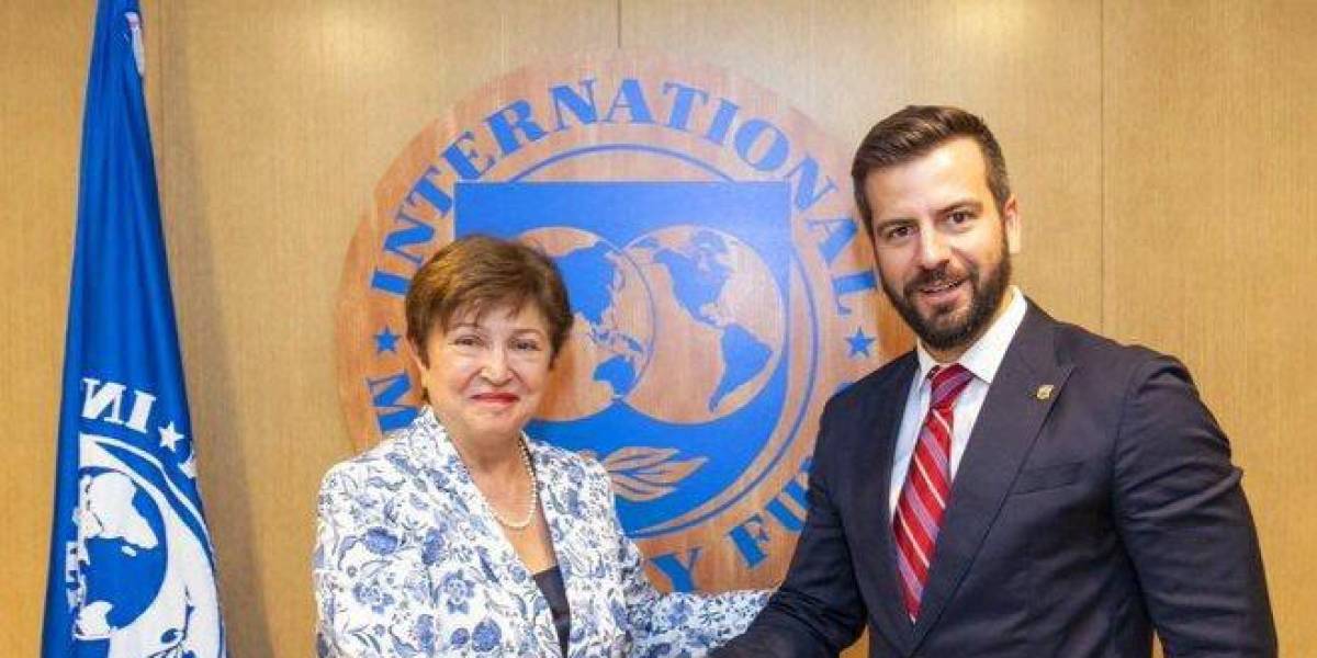 Pablo Arosemena se reunió con la máxima autoridad del FMI