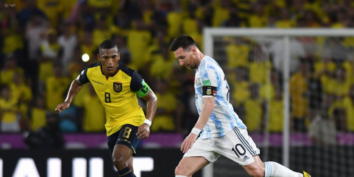 Los jugadores más destacados del partido Ecuador vs Argentina