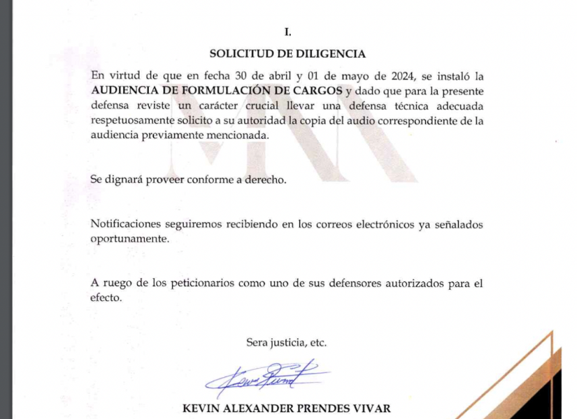 Kevin Prendes, procesado en el caso Metástasis, asume la defensa del hijo de Junior Roldán.