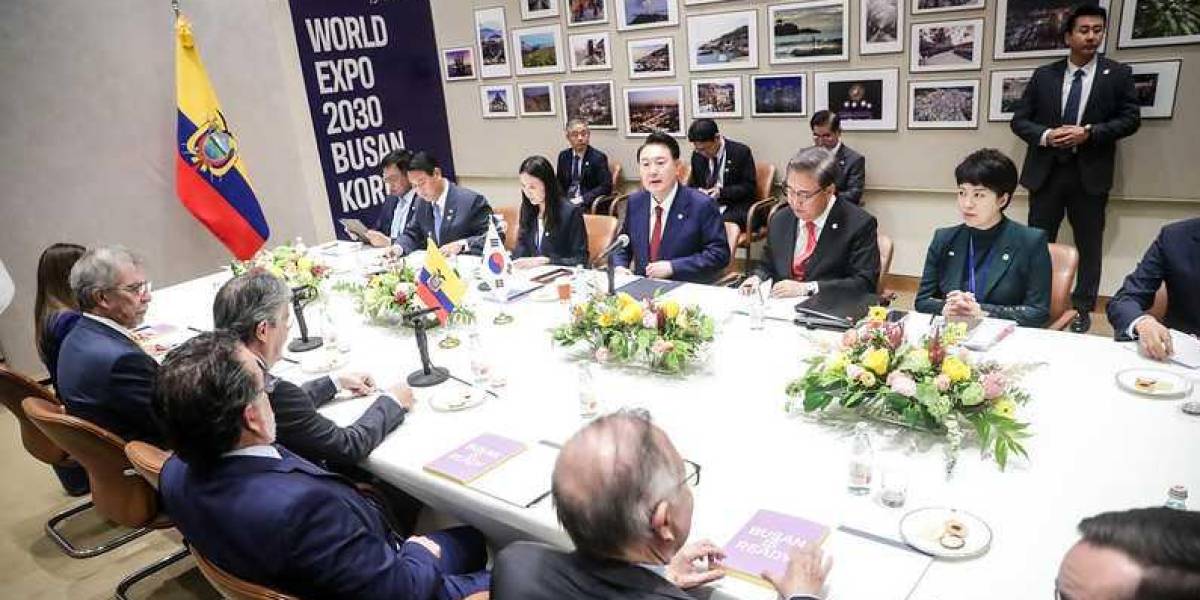 Ecuador y Corea del Sur firmarán acuerdo comercial sin la presencia de Lasso