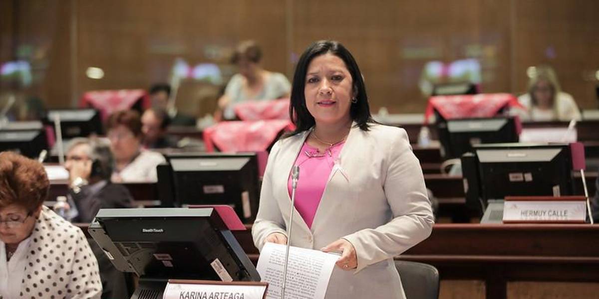 Exasambleísta Karina Arteaga y su exasistente son llamadas a juicio por posible delito de concusión