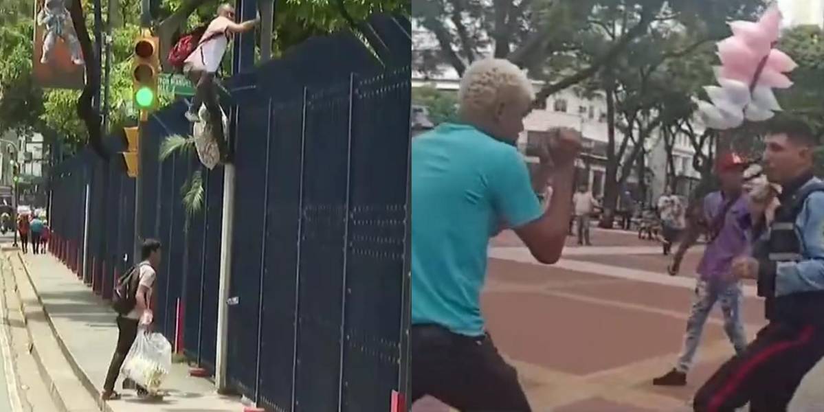 Múltiples incidentes entre vendedores ambulantes y guardias del Malecón 2000