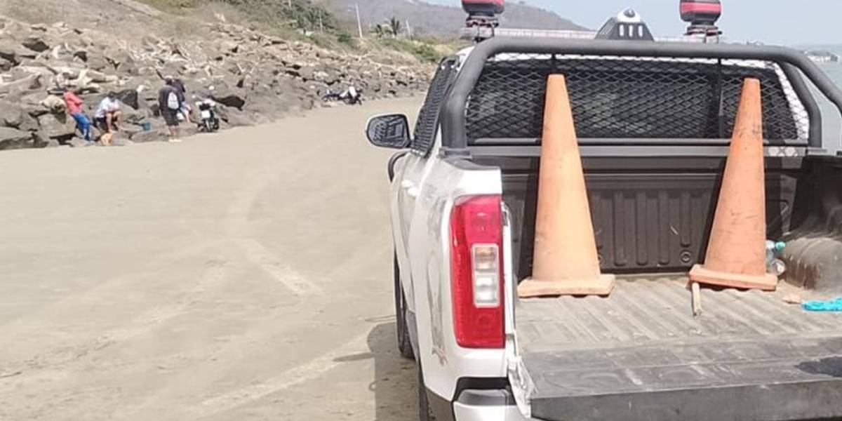 El torso de un hombre fue hallado en la playa de San Vicente, Manabí