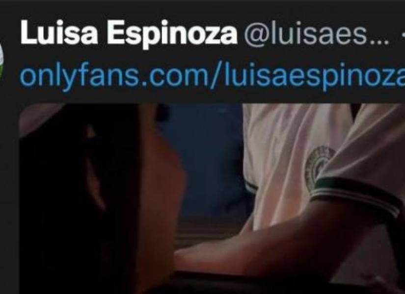 Captura del video que Luisa Espinoza subió a sus redes sociales con supuestos menores de edad.