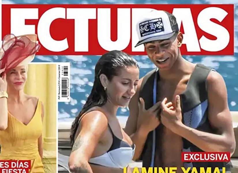 Portada de la revista Lecturas con Lamine Yamal y Fati Vásquez.