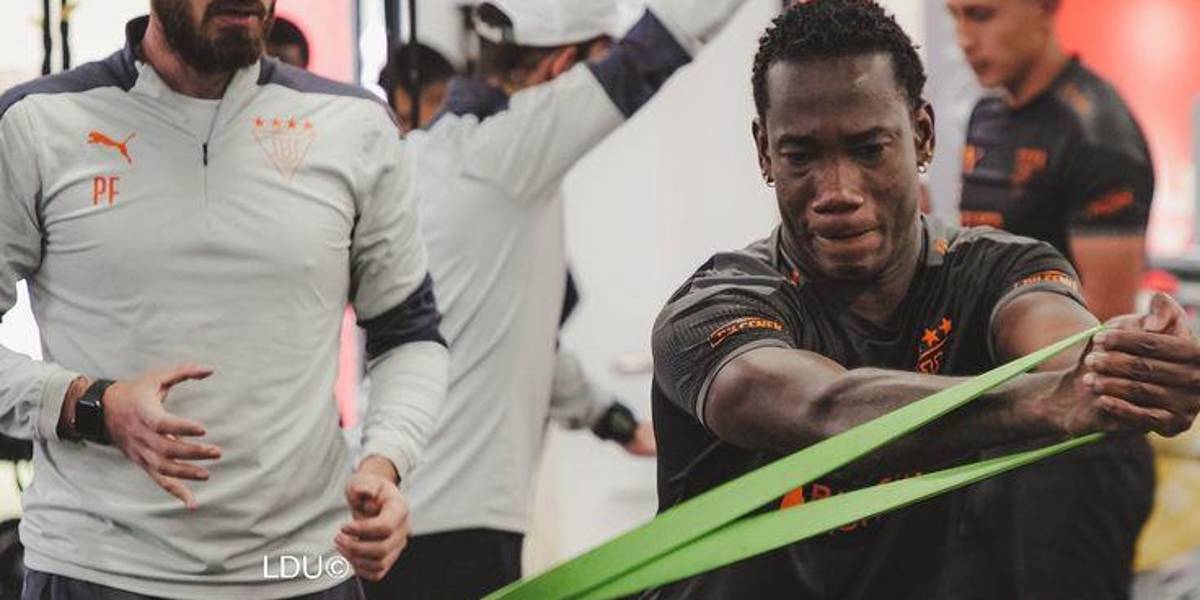 Liga recupera al Kunty Caicedo para medirse a Gye. City