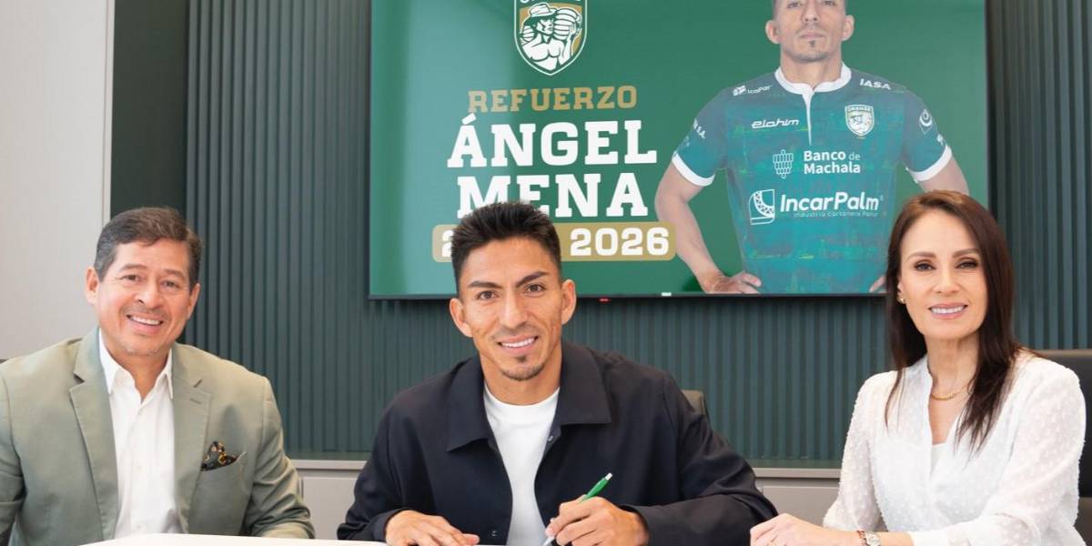 Ángel Mena ya se puso la camiseta de Orense SC