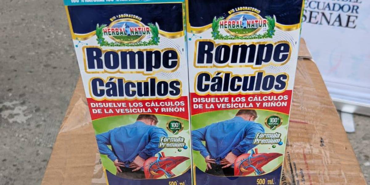 Senae decomisa en Guayaquil USD 60 000 en productos naturales