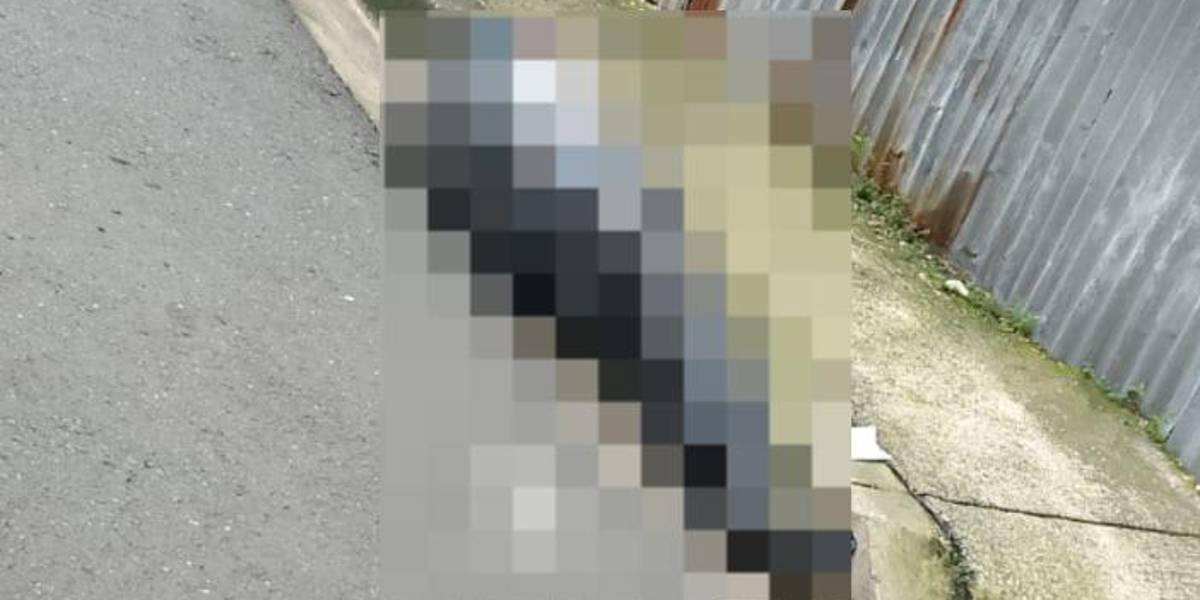 Un cadáver fue abandonado en Las Malvinas, sur de Guayaquil