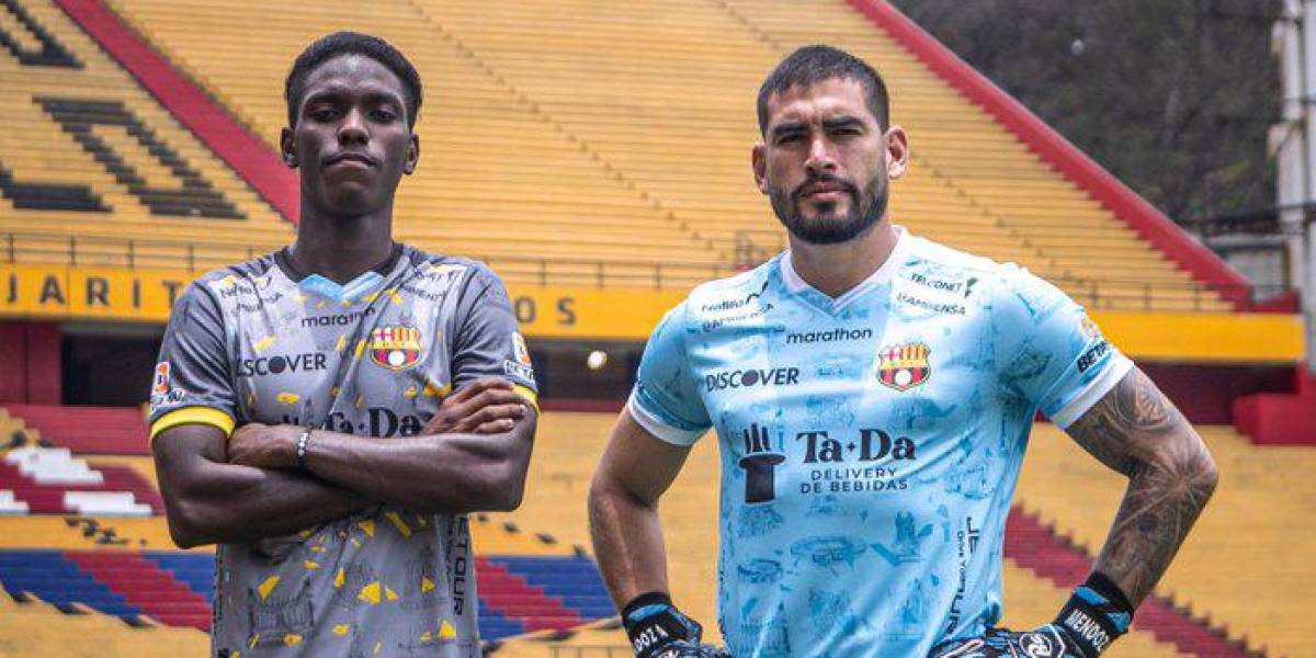 Barcelona SC presentó nueva camiseta en homenaje a Guayaquil