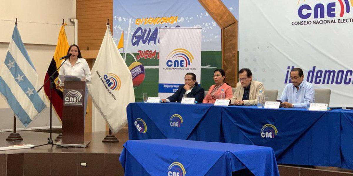 Elecciones Ecuador 2023 | Las inmediaciones de la Delegación Electoral del Guayas están cerradas al tránsito vehicular